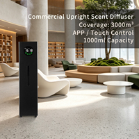 Diffuseur d'aromathérapie électrique intelligent en métal, grande capacité 1000 ml, sans eau, pour hôtels et usage domestique