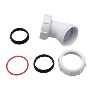 40 MM Straight Kitchen Pipe Coupling for 135 Degree Pipe Connector 40mm Pipe Adapter Waste Compression 135 Degree Connector - Product Image 4