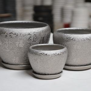 แจกันเซรามิกและพอร์ซเลนสีทองตกแต่ง สำหรับตกแต่งภายในและภายนอก ขายตรงจากโรงงาน - Product Image 5