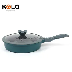 Kala Cookware Set Aluminum Non-Stick Frying Pan Hot Sale Kitchen Supplies Wholesale Frying Pan with Pot Cover for Cooking