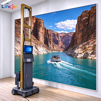 Imprimante jet d'encre UV murale LINCJET LC-A2 DX7 haute vitesse automatique OEM avec décoration en carreaux de verre