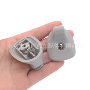 Sun Visor Mounting <b>Bracket</b> 1GW25DX9AA For Chrysler Jeep Dodge Nylon Gray Beige <b>Black</b> - Product Image 4