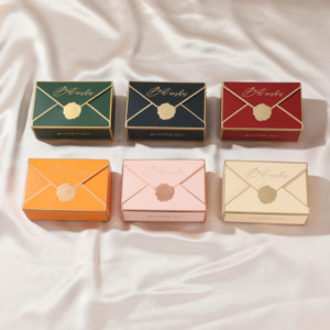 Cajas de Chocolate al por Mayor con Logotipo Personalizado, Plegables, Ecológicas, para Regalos de Boda, Cajas de Dulces Verdes para Recuerdos de Chocolate - Product Image 1