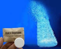Détergent à fruits et légumes OEM, nettoyant effervescent, comprimé de lavage et de nettoyage