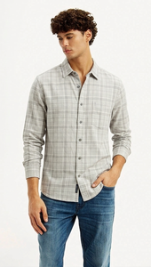 Men Slim Fit Oxford Check Shirt Cotton Casual Formal Long Sleeve Premium Export Quality Wholesale Clothing - Product Image 3