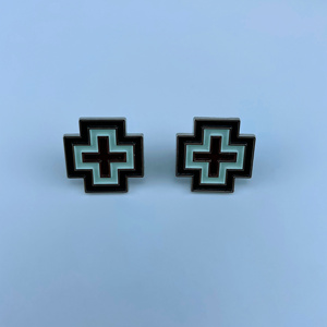 धातु पीतल अंचल पिन ब्रोच सिलाई सामान के लिए कपड़े ललित पिन खोपड़ी डिजाइन कॉलर रहता बटन को शामिल किया गया - Product Image 3