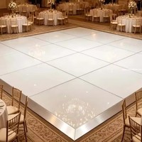 Sistema de Baldosas Portátiles para Decoración de Pistas de Baile de Boda