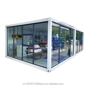 ตู้คอนเทนเนอร์บ้านซักรีดบ้านยิม40Ft 20Ft สำเร็จรูปโมดูลาร์บ้านสำนักงานพร้อมประตูกระจกปรับแต่งได้จากโรงงาน - Product Image 3