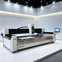 Centre d'usinage CNC pour verre et pierre, 3 axes, jet d'eau avec servomoteur pour la découpe d'acier inoxydable 2513