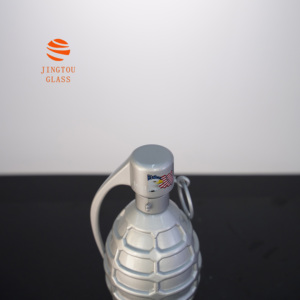 Botella de Vidrio Personalizable de 350 ml con Forma de Granada, Ideal para Guardar Licores, Brandy y Vodka - Product Image 6