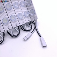 AC 110V 120V 220V 240V 3leds 6W caja de luz de un solo lado doble módulo de luz de borde de inyección para caja de luz grande