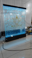 Fontaine d'eau intérieure décorative CHENYISHI de luxe avec pompe à air cascade, mur de bulles CNC et lumières RGB pour la décoration de bureaux, maisons et magasins