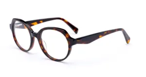 Kacamata bulat Retro Fashion wanita, kacamata mata kucing seksi TR90 bingkai optik Anti cahaya biru
