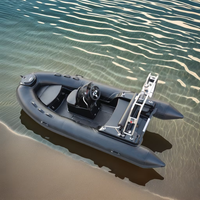 China RIB 390 Rib Hypalon Bateau de loisir gonflable avec moteur hors-bord
