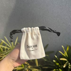 Wholesale Custom 100% Organic Cotton Canvas Bags Recycled Cotton Dust <b>Drawstring</b> <b>Pouch</b> Muslin <b>Drawstring</b> Bags - Product Image 5