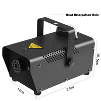 Machine à brouillard thermique portable 400W mini machine à fumée de brouillard machine à effet de scène pour DJ fête scène Halloween noël
