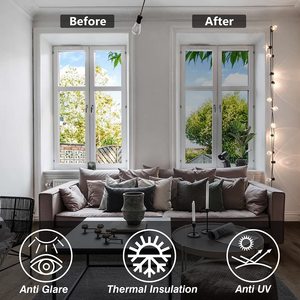 <span class=keywords><strong>Film</strong></span> adhésif PVC effet miroir unidirectionnel pour fenêtre, <span class=keywords><strong>anti</strong></span>-UV, isolation thermique, <span class=keywords><strong>film</strong></span> de protection pour la vie privée, pour maison et bureau, fabriqué en Chine continentale - Product Image 2