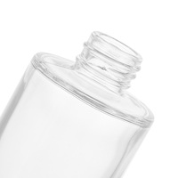 Flacon diffuseur de parfum en verre transparent rond de luxe OEM personnalisé, vide, 100 ml, 150 ml, pour bâtonnets aromatiques