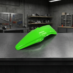 Parafango posteriore verde per Kawasaki KXF 450 2012-parte in plastica 2015 per moto con decorazione in alluminio e acciaio materiale per PC - Product Image 2