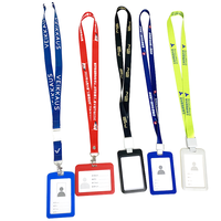 Lanière personnalisée promotionnelle avec porte-badge détachable pour salons professionnels et cadeaux d'entreprise