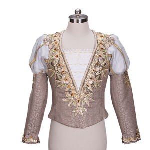 Túnica de <span class=keywords><strong>Bailarina</strong></span> de Ballet para Mujer, Estilo <span class=keywords><strong>Cascanueces</strong></span>, Manga Larga Abullonada, Color Oro Pálido, Hecha a Medida - Product Image 6