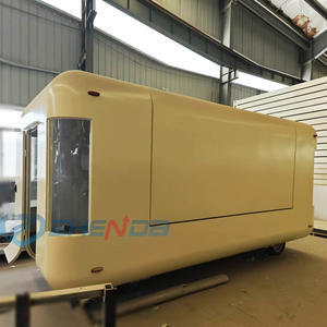 รถพ่วงขายกาแฟดีไซน์พิเศษ รถบรรทุกติดตั้งเครื่องทอดครีม รถเข็นจัดเลี้ยงแบบกำหนดเอง รถขายอาหารเคลื่อนที่ - Product Image 4