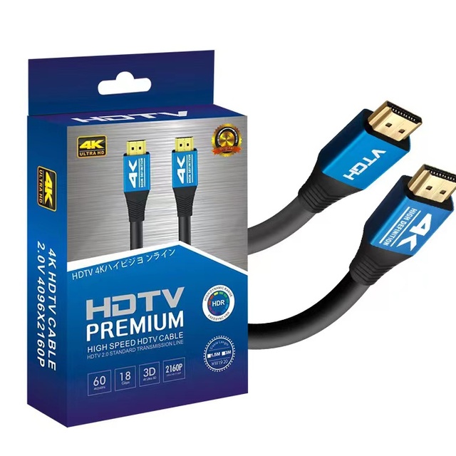 HDMI to HDMI Cable 4K 2.0 60Hz 4k*2k 1080P 18Gbps 1M 1.5M 3M 5M 10M 15M 20M HDMI Cable for TVs Set-top Boxs