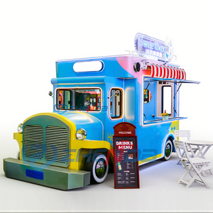 Zhenda ZD-FT Series France Australia Pink Beauty Electric Mobile Cart Food BBQ/Ice-Cream/Hamburger/Fast Special Transportation - Product Image 4