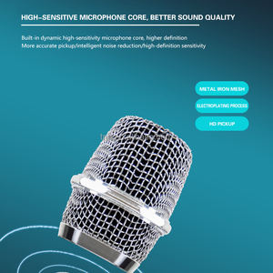 TNH UM- M102 UHF microfono dinamico scheda Audio dal vivo dedicato esterno canto Audio uno a due palmare microfono senza fili - Product Image 3