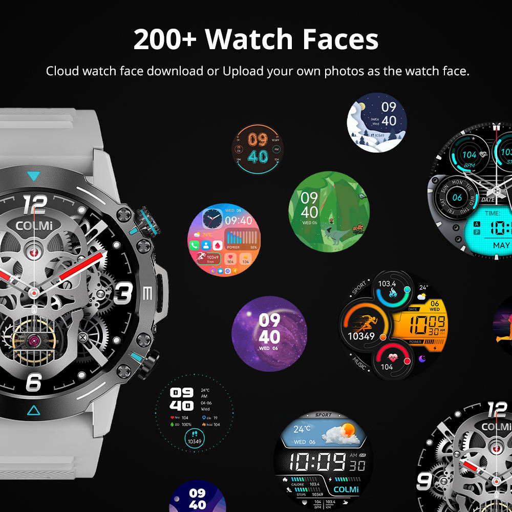 COLMI M42 Smartwatch AMOLED Display 100 Sports Modes Voice Calling  Hombre Men Women Toughness Smart Watch