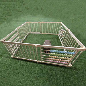 Bambini divisorio <span class=keywords><strong>8</strong></span> lati pieghevole box in legno per il bambino - Product Image 1