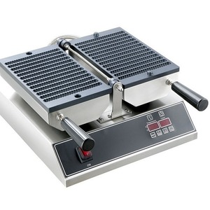New 110V/220V Commercial Stainless Steel Stick <strong>Waffle</strong> <strong>Maker</strong> with High Productivity Timer 13-Piece Design and Oil Catch Basin - Product Image 2