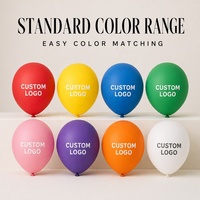 Ballons Publicitaires Personnalisés de Haute Qualité pour Décoration de Fête, Rose Pastel Mat Métallique Macaron, Rouge, Or Rose, 12 pouces