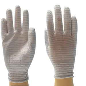 Profession elle anti statische PU-Handschuhe in voller Größe ESD-Sicherheits arbeits handschuhe für die Industrie