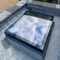 Fenêtre de toit moderne en aluminium, résistante à la pluie, pour hôtel