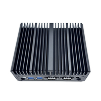 Komputer Industri Mini X67U Terintegrasi Intel I3 I5 I7 Tanpa Kipas
