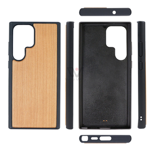 Wholesale Anti-drop Dirt-resistant Wood+TPU Protective Phone <strong>Case</strong> Back Cover for Samsung Galaxy <strong>Note</strong> 8 9 S21 - Product Image 5