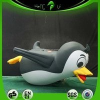 Ballon gonflable publicitaire personnalisé en forme de pingouin mignon, modèle gonflable durable pour la publicité, jouet pour la piscine et la décoration de fêtes