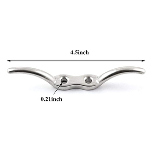 Crochet de fixation robuste en acier inoxydable pour mât de drapeau, bateau et usage maritime - Product Image 5