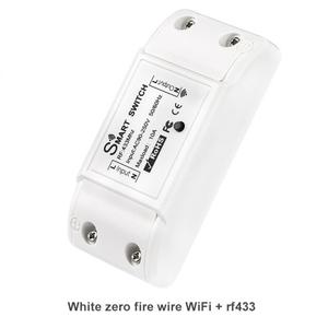 Cuộc sống thông minh Wifi ngắt mạch 433Mhz AC 90-250V đơn ngắt mạch RF/Wifi + RF mini điều khiển kép chuyển đổi thông minh bán buôn - Product Image 4