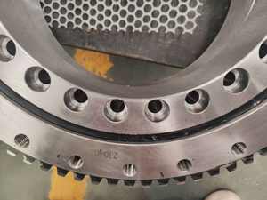 XA160596 поворотный подшипник с поперечными роликовыми монтажными отверстиями с внешними зубьями 63 кг 510*712,3*55 мм - Product Image 5