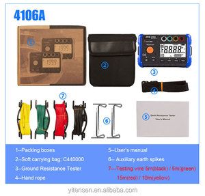เครื่องทดสอบความต้านทานดินแบบดิจิตอล True RMS รุ่น 1 AC 4106A วิธีการวัดแบบ 3 ขั้ว และ 4 ขั้ว - Product Image 2
