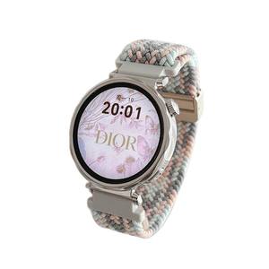 Correa de nailon trenzado transpirable con cierre magnético compatible con relojes GT5, <span class=keywords><strong>Watch</strong></span> 5/4/3/2 <span class=keywords><strong>Pro</strong></span> y GT3 - Product Image 5