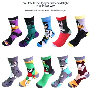 Chaussettes décontractées respirantes à motifs de personnages d'anime <span class=keywords><strong>Simpson</strong></span>, mi-mollet, unisexe, en polyester/coton, collection automne – Meilleures ventes à prix abordable - Product Image 3