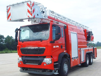 Camion de pompiers avec échelle aérienne de 32 m, camion citerne à eau YT32M2, camion de pompiers, prix en vente flash