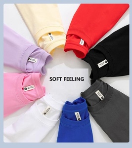 เสื้อยืดวินเทจผู้ชายขายส่ง - คุณภาพสูง 230gsm ยูนิเซ็กซ์ สีดำฟอกทรงโอเวอร์ไซส์ คอกลม ไม่มีลาย รับสกรีนโลโก้ - Product Image 3