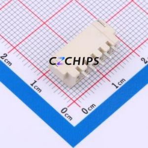 HCZZ0021-5 Wire-to-Board Pin Header SMD,P=2.54mm,Horizontal Mount Connector 1x5P 2.5mm Horizontal Mount XH - Product Image 2