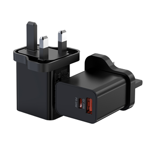 อะแดปเตอร์จ่ายไฟแบบพกพา ช่องเสียบหลายหัว USB-A + Type-C + DC ช่องคู่ 20W PD 3.0 QC3.0 พร้อมสายเคเบิลแบบยืดหดได้ พับเก็บได้ ป้องกันไฟไหม้ - Product Image 2