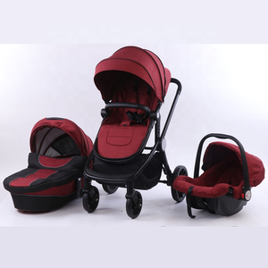 Poussette bébé 3 en 1 à vue dégagée, poussettes bébé de bonne qualité / Nouveau design chinois, système de voyage, porte-bébé - Product Image 3