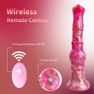 Vibradores YOCY Long Horse Dildo de 12 Pulgadas, Juguete Sexual de Silicona con Forma de Pene de Monstruo de Fantasía para Mujeres y Hombres, Vibrador de Bala de 7.7 cm - Product Image 4